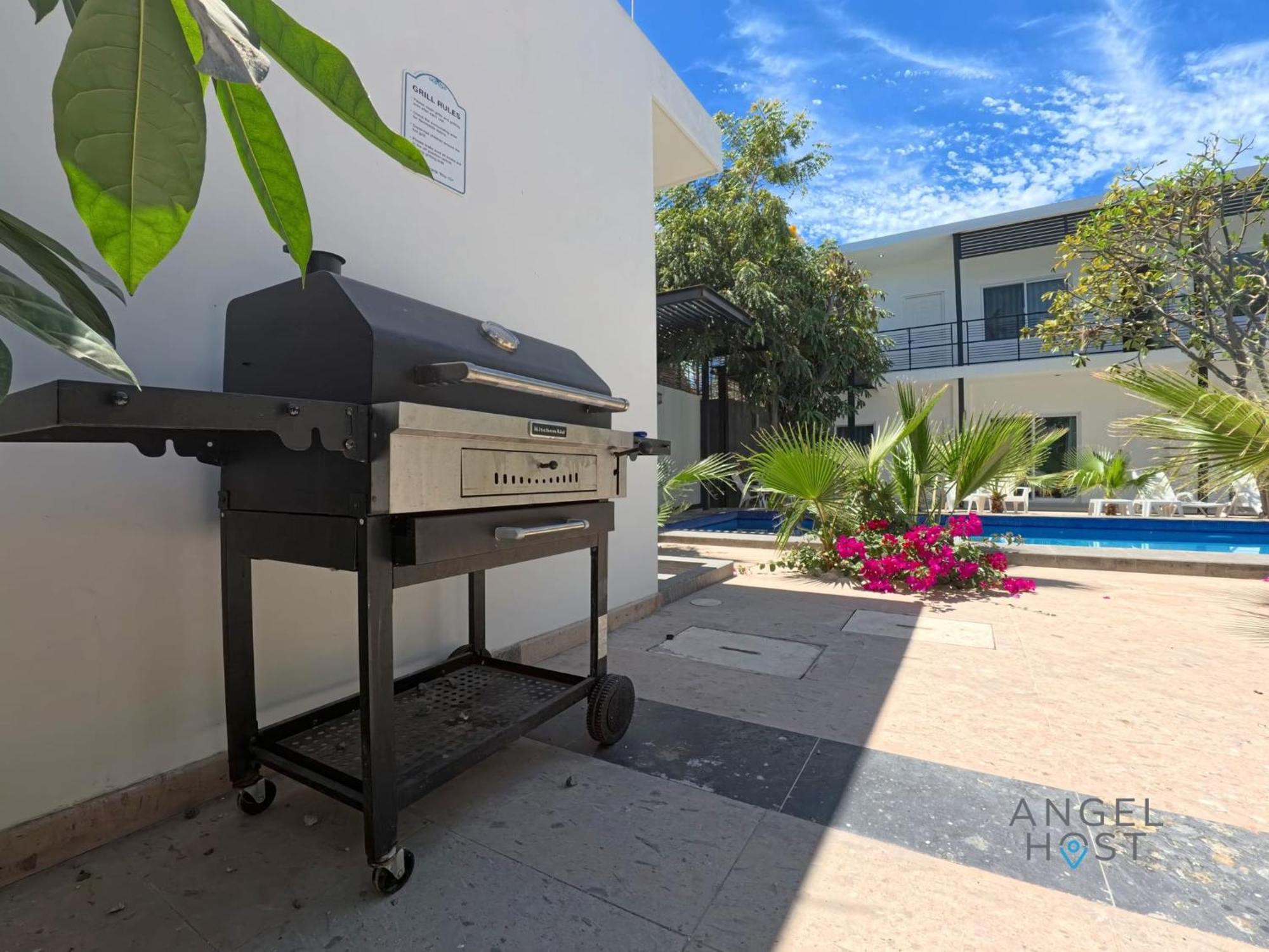 Commercial Zone Studios, Pool, Bbq And Beach 7 Blocks La Paz Luaran gambar